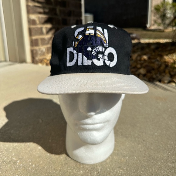 vintage made in the USA san diego chargers NFL football...